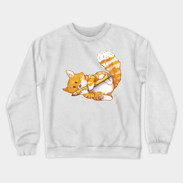 Finn the Pencil Destroyer Crewneck Sweatshirt by LocalCryptid